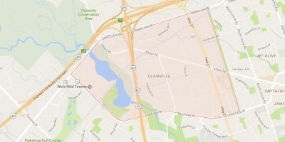 નકશો Clairville પડોશી ટોરોન્ટો