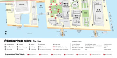 નકશો Harbourfront કેન્દ્ર પાર્કિંગ