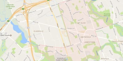 નકશો Smithfield પડોશી પડોશી ટોરોન્ટો