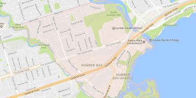 નકશો Stonegate-Queensway પડોશી પડોશી ટોરોન્ટો