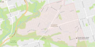 નકશો ઓ ' કોનોર–Parkview પડોશી ટોરોન્ટો