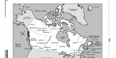 નકશો ટોરોન્ટો પર કેનેડા